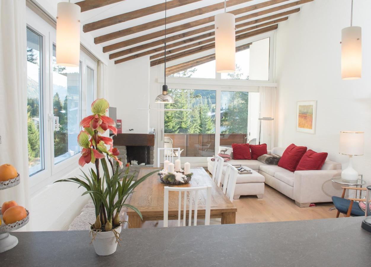 Flat La Riva 111 With Pool-Lenzerheide Apartment Ngoại thất bức ảnh